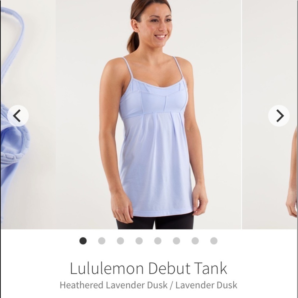 Lululemon Debut Tank, sz 4, lavender - Picture 2 of 7